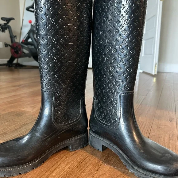 Louis Vuitton Black Winter & Rain Boots
